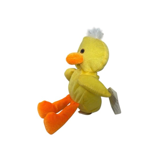 Kellytoy Bean Pals Yellow Duck Chick Plush 8” Stuffed Animal Toy NEW NWT - Picture 3 of 14